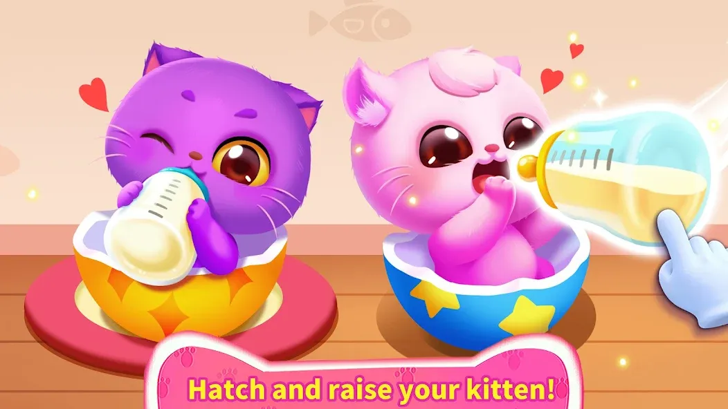 Little Panda's Cat Game  [МОД Бесконечные деньги] Screenshot 2