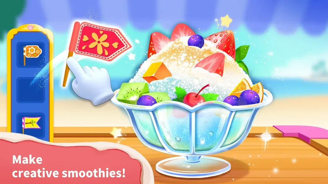 Baby Panda’s Ice Cream Shop  [МОД Бесконечные деньги] Screenshot 4