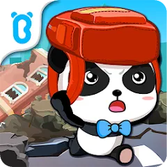 Взломанная Baby Panda Earthquake Safety 1  [МОД Много монет] - стабильная версия apk на Андроид