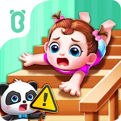 Скачать взломанную Baby Panda Home Safety  [МОД Все открыто] - последняя версия apk на Андроид