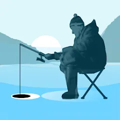 Скачать взломанную Ice fishing game. Catch bass.  [МОД Бесконечные монеты] - последняя версия apk на Андроид