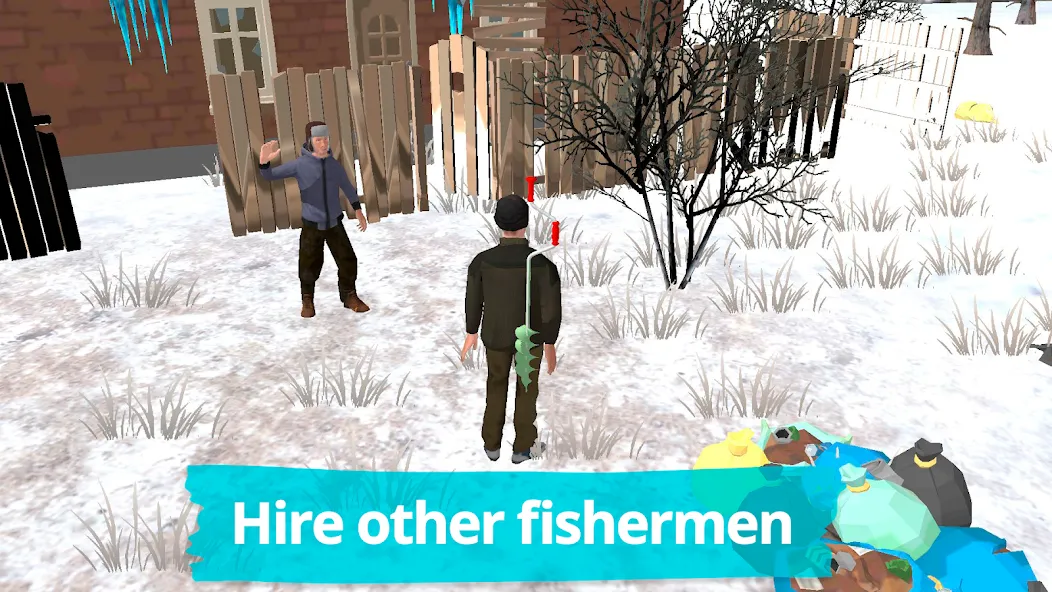 Fishing in the Winter. Lakes.  [МОД Бесконечные монеты] Screenshot 3