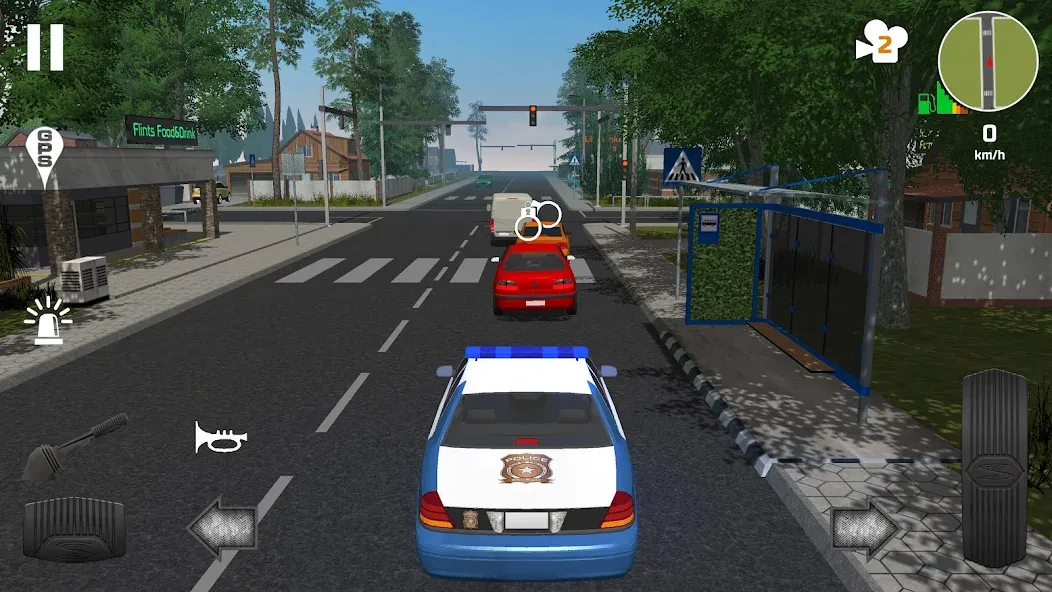 Police Patrol Simulator (Полицейский патрульный симулятор)  [МОД Много монет] Screenshot 2