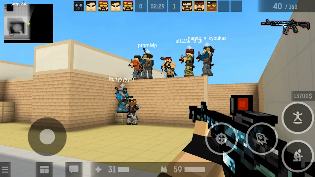 BLOCKPOST Mobile: PvP FPS (БЛОКПОСТ Мобайл)  [МОД Mega Pack] Screenshot 2