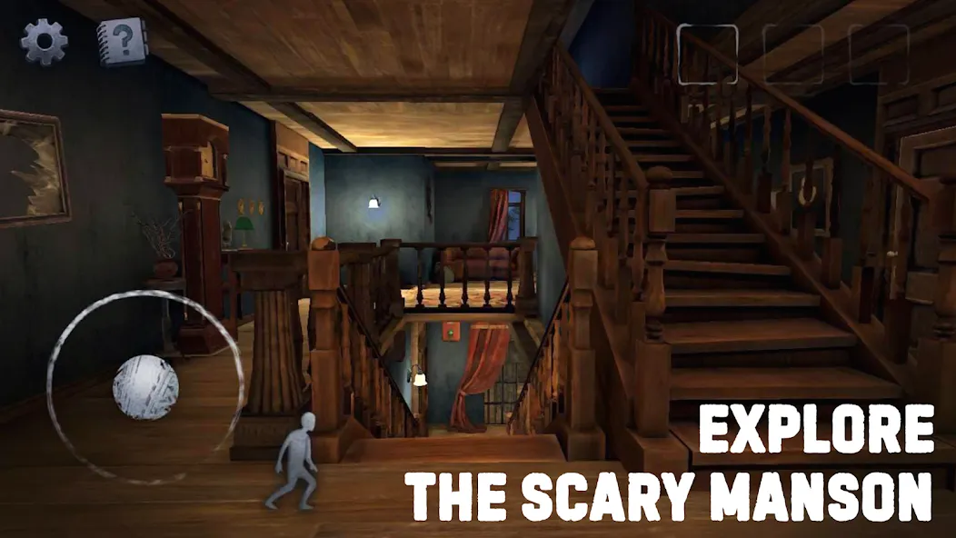 Scary Mansion: Horror Game 3D  [МОД Меню] Screenshot 2