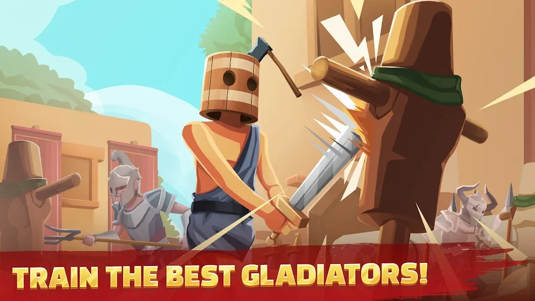 Gladiators Arena: Idle Tycoon (Гладиаторская арена)  [МОД Menu] Screenshot 2