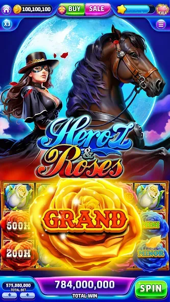 Jackpotland-Vegas Casino Slots (Джекпотлэнд)  [МОД Все открыто] Screenshot 1