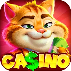 Скачать взломанную Fat Cat Casino - Slots Game (Фэт Кэт Казино)  [МОД Mega Pack] - стабильная версия apk на Андроид