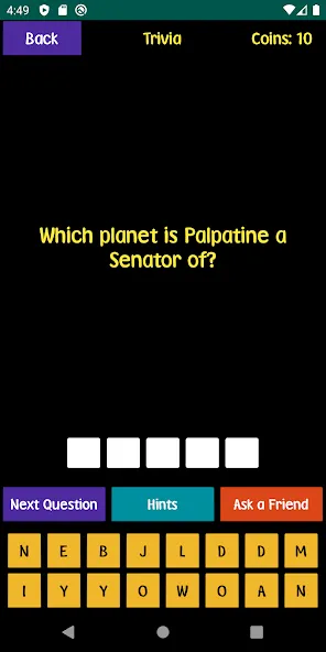 Quiz For SW Fans (Квиз для фанатов ЗВЗ)  [МОД Unlocked] Screenshot 1