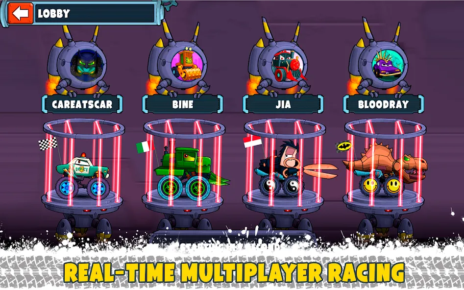 Car Eats Car Multiplayer Race (Кар Итс Кар)  [МОД Много монет] Screenshot 2