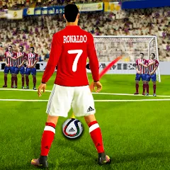 Скачать взлом Soccer Kick Football Champion  [МОД Unlocked] - стабильная версия apk на Андроид