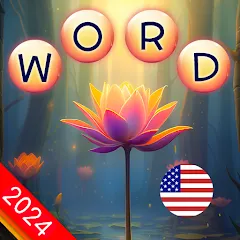 Взломанная Calming Crosswords Word Puzzle  [МОД Все открыто] - последняя версия apk на Андроид