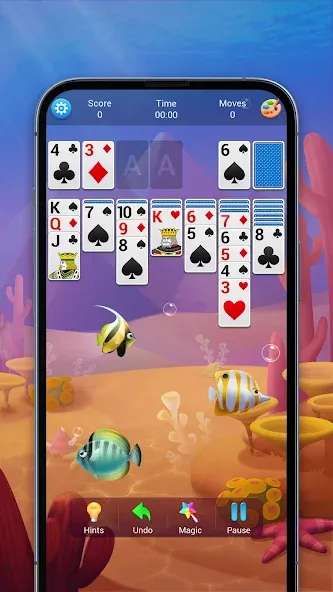 Solitaire, Klondike Card Games  [МОД Unlimited Money] Screenshot 2