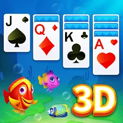 Взлом Solitaire 3D Fish  [МОД Unlimited Money] - последняя версия apk на Андроид