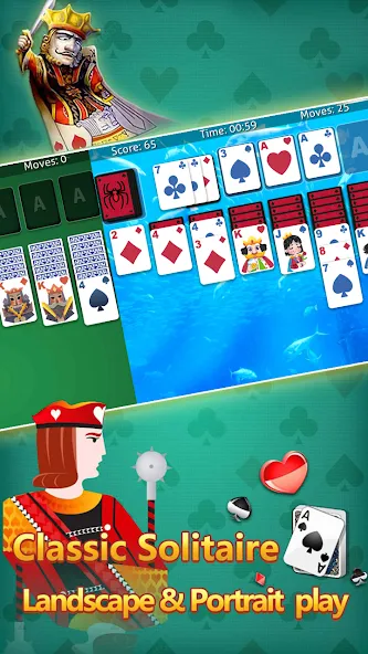 klondike solitaire :card shark  [МОД Все открыто] Screenshot 2