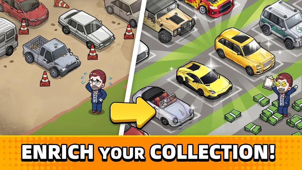 Used Car Tycoon Game (Юзед Кар Тайкун Гейм)  [МОД Бесконечные деньги] Screenshot 5