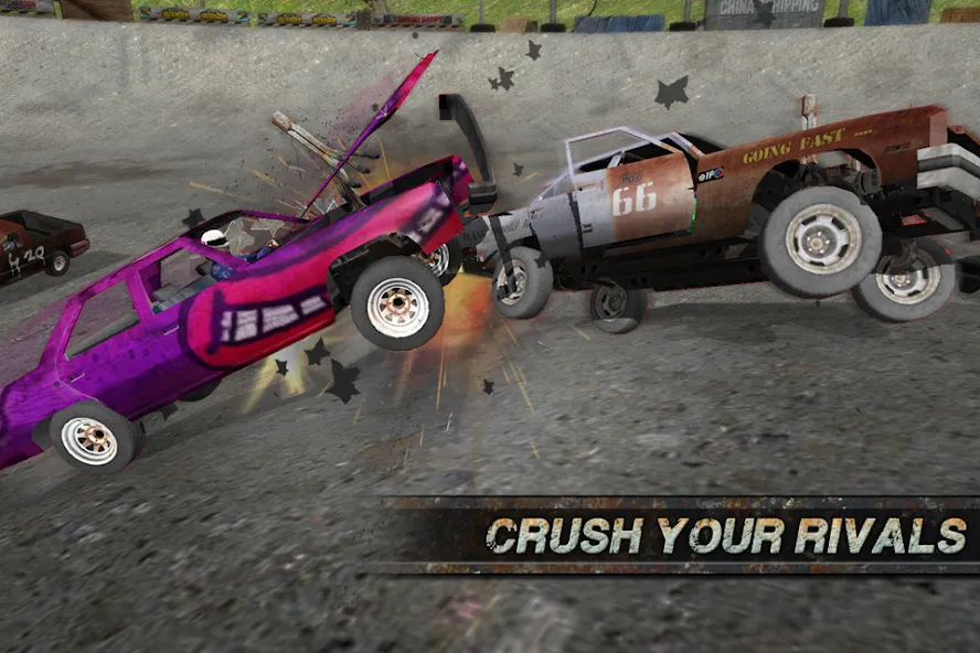 Demolition Derby: Crash Racing (Демолиция Дерби)  [МОД Много монет] Screenshot 3