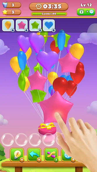 Match Triple Balloon (Матч Тройной Шарик)  [МОД Меню] Screenshot 1