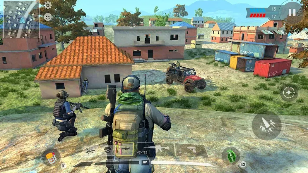 Commando War Army Game Offline  [МОД Бесконечные монеты] Screenshot 3