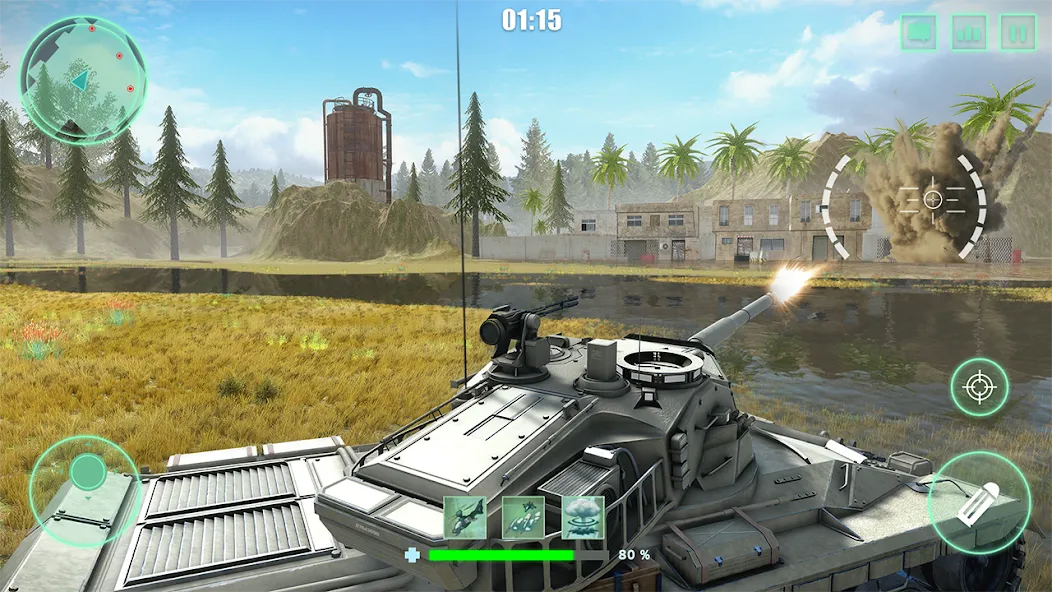 World Tanks War: Offline Games (Танковые военные машины Блиц)  [МОД Все открыто] Screenshot 5