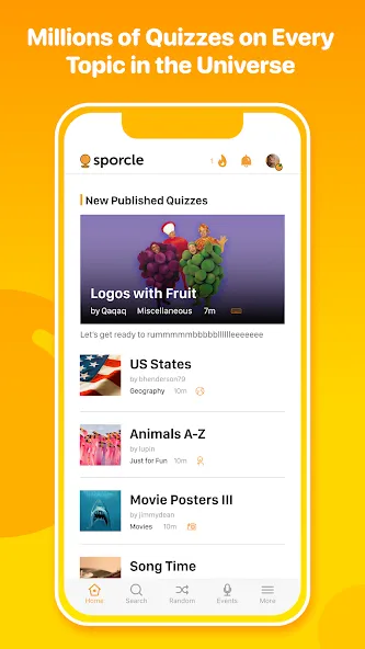 Sporcle (Споркл)  [МОД Menu] Screenshot 1