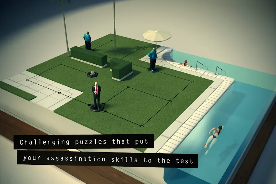 Hitman GO (Хитман ГО)  [МОД Unlimited Money] Screenshot 2