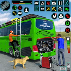 Взломанная Bus Driving Games 3D: Bus Game  [МОД Много денег] - последняя версия apk на Андроид