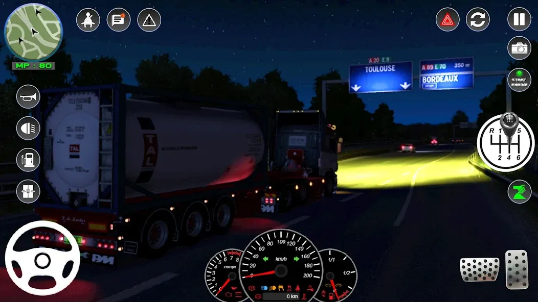 Euro Cargo Truck Simulator 3D  [МОД Много монет] Screenshot 5