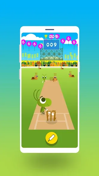 Cric Game - Doodle Cricket (Крик Гейм)  [МОД Бесконечные монеты] Screenshot 4