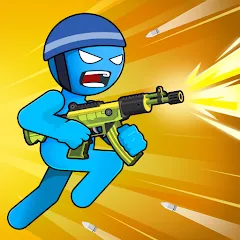 Скачать взломанную Stick Shooter: Battle Game (Стик Шутер)  [МОД Mega Pack] - стабильная версия apk на Андроид