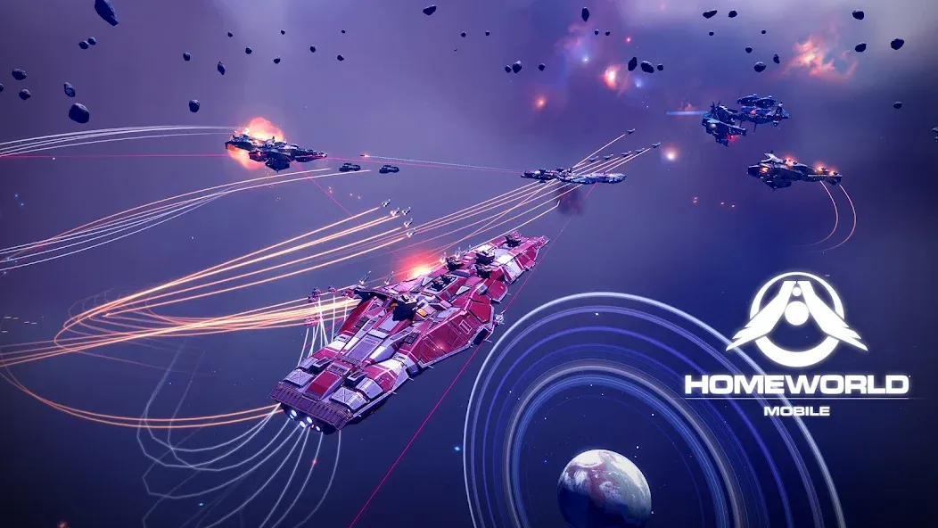 Homeworld Mobile: Sci-Fi MMO (Хоумворлд Мобаил)  [МОД Menu] Screenshot 1