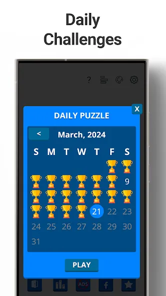 Sudoku Levels: Daily Puzzles  [МОД Меню] Screenshot 2