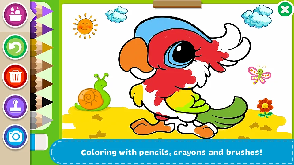 Coloring Book - Kids Paint  [МОД Бесконечные деньги] Screenshot 1