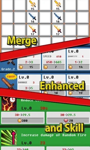 Merge Sword :Idle Merged Sword (Мерж Сворд)  [МОД Unlocked] Screenshot 2