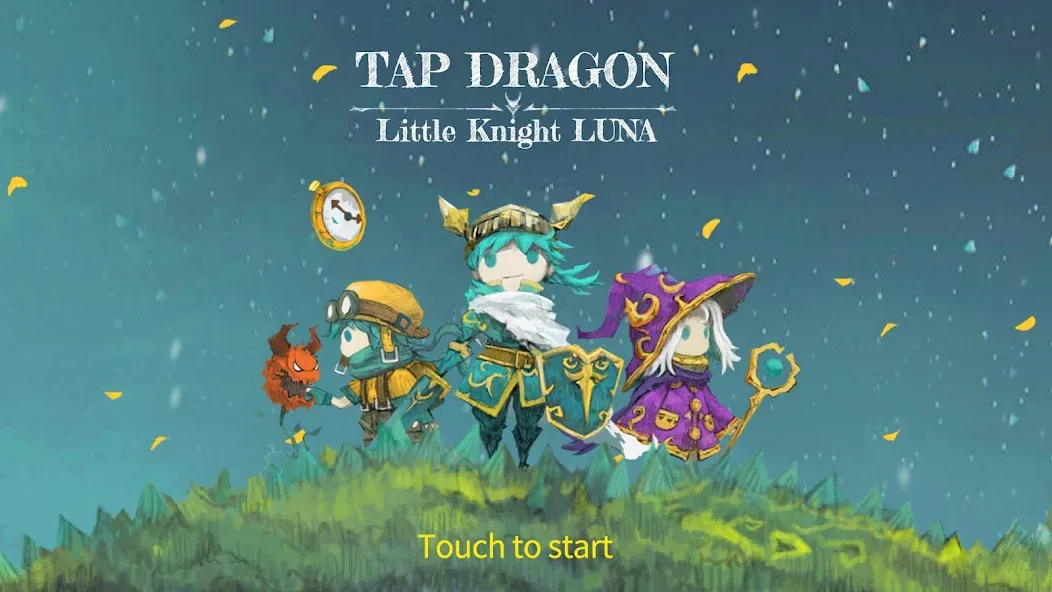 Tap Dragon: Little Knight Luna (Тап Драгон)  [МОД Меню] Screenshot 1