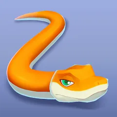 Взломанная Snake Rivals - Fun Snake Game (Снейк Ривалс)  [МОД Unlocked] - стабильная версия apk на Андроид