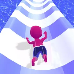 Взлом Waterpark Super Slide (Ватерпарк Супер Слайд)  [МОД Все открыто] - последняя версия apk на Андроид