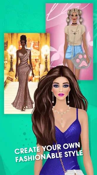 Fashion Triple Match: Dress Up (Фэшн Мердж)  [МОД Меню] Screenshot 1