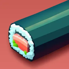 Скачать взлом Sushi Roll 3D - Cooking ASMR (Суши Ролл 3D)  [МОД Бесконечные монеты] - стабильная версия apk на Андроид