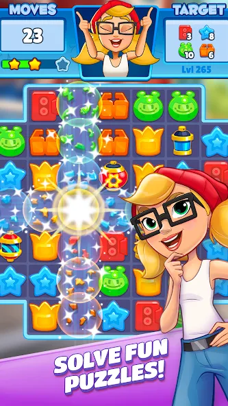 Subway Surfers Match (Сабвей Серферс Матч)  [МОД Бесконечные монеты] Screenshot 1