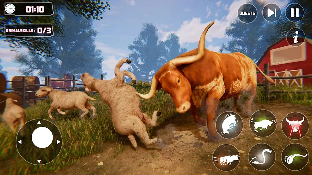 Scary Cow Simulator Rampage (Скари)  [МОД Все открыто] Screenshot 1