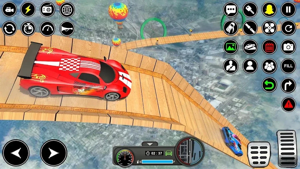 Crazy Ramp Car Stunt Master 3D (Крэйзи Рэмп Кар Стант Мастер 3Д)  [МОД Меню] Screenshot 5