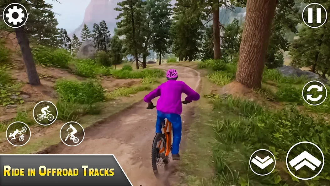 BMX Bicycle Games Offroad Bike  [МОД Unlocked] Screenshot 2