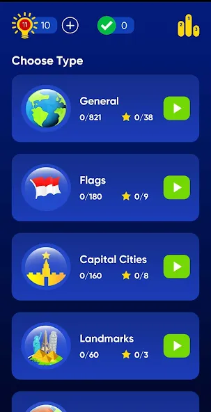 Geo Quiz: World Geo Trivia (Джио Квиз)  [МОД Бесконечные монеты] Screenshot 2