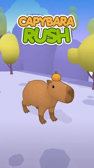 Capybara Rush (Капибара Раш)  [МОД Бесконечные монеты] Screenshot 1