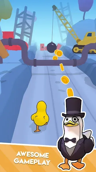 Duck On The Run (Дак он зе Ран)  [МОД Unlimited Money] Screenshot 2