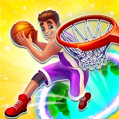 Взломанная Hoop World: Flip Dunk Game 3D (Хуп Ворлд)  [МОД Меню] - полная версия apk на Андроид