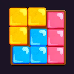 Скачать взломанную Block King - Brain Puzzle Game (Блок Кинг)  [МОД Бесконечные деньги] - стабильная версия apk на Андроид