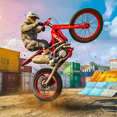 Взломанная Bike Stunt Race Tricks Master  [МОД Бесконечные монеты] - последняя версия apk на Андроид