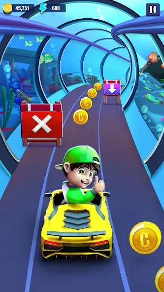 Mini Car Runner - Racing Games (Мини Кар Раннер)  [МОД Mega Pack] Screenshot 4